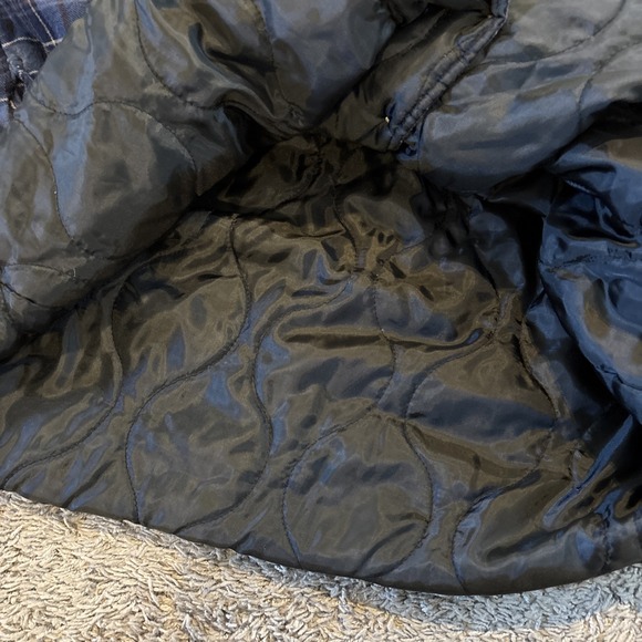 ORIGINAL COLD STORAGE FOUL WEATHER GEAR PLAID Insulated FLANNEL SHIRT Blue MEN L - Picture 5 of 5